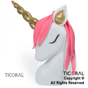 ADORNO UNICORNIO GIGANTE A. PORCELANA FRIA x 1